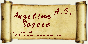 Angelina Vojčić vizit kartica